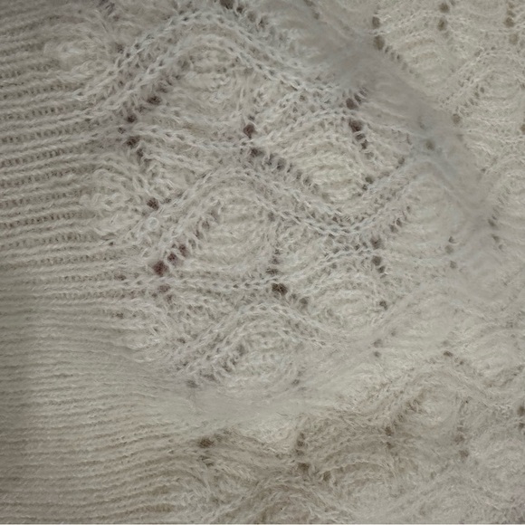 & OTHER STORIES Eyelet Knit Wool Blend Sweater - Picture 7 of 9